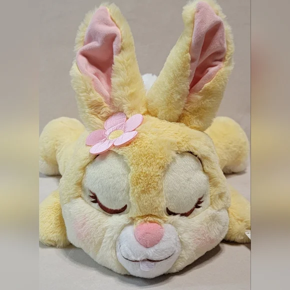 Disney Bambie Miss Bunny Cuddleez Sleeping Plushie Stuffed Animal RARE - Picture 2 of 10